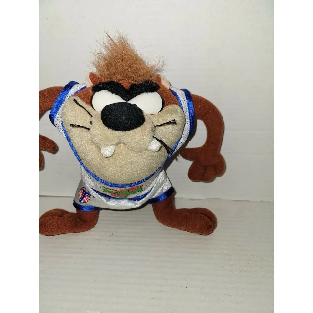 Vintage Space Jam 1996 Taz Plush McDonald's Toy Looney Tunes Tasmanian Devil